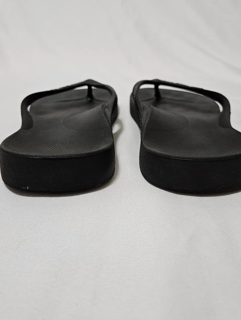 Archies Arch Support Flip Flops Mens 11 Black Orthotic Thong Sandals Footwear